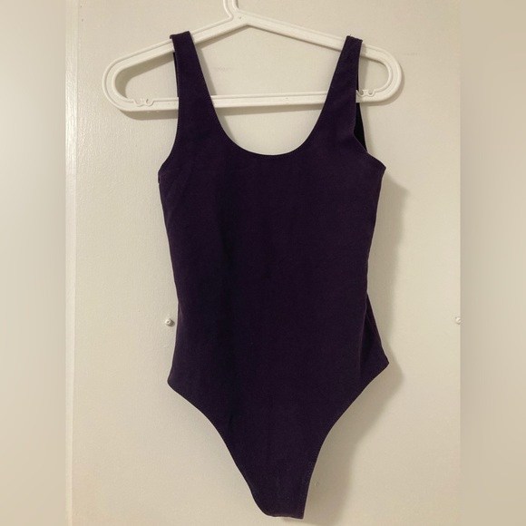 Dark Purple Wilfred Free Bodysuit - Picture 1 of 4